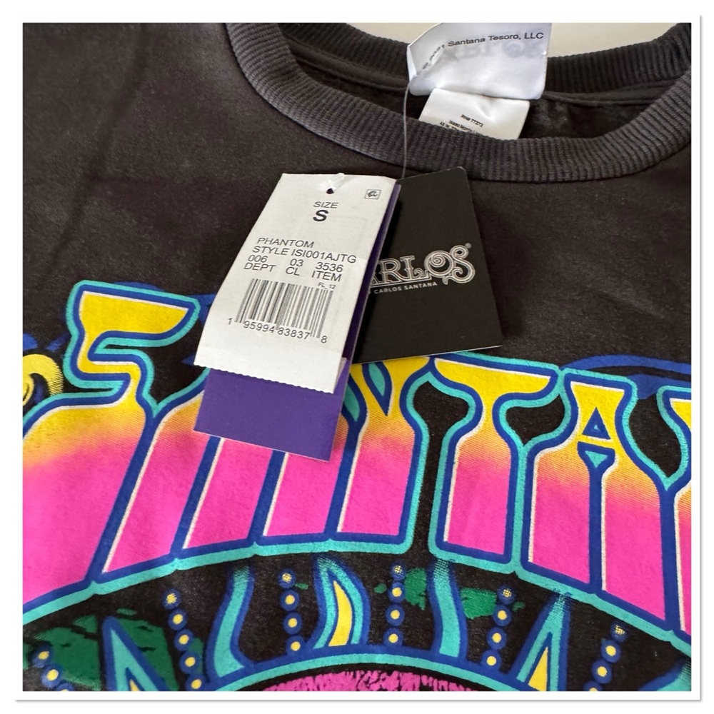 Women’s Santana Woodstock 1969 Throwback Graphic Sweatshirt - Picture 4 of 4